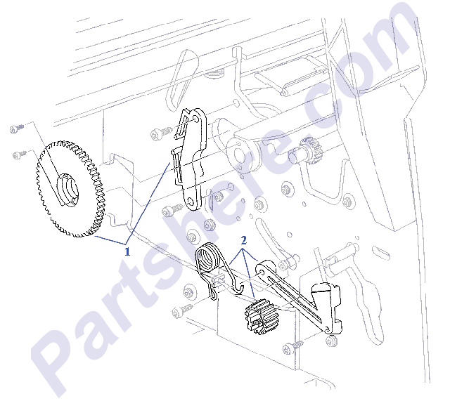 HP parts picture diagram for C6071-60155